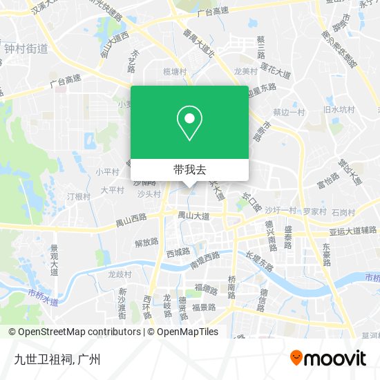 九世卫祖祠地图