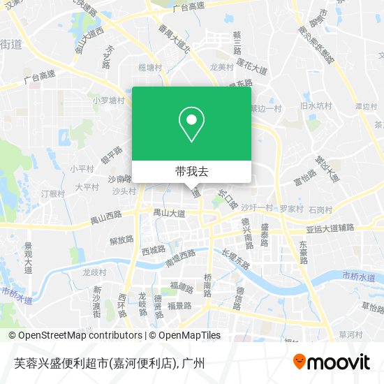 芙蓉兴盛便利超市(嘉河便利店)地图