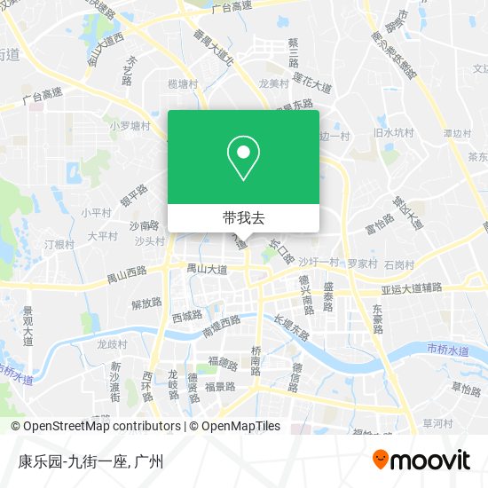 康乐园-九街一座地图
