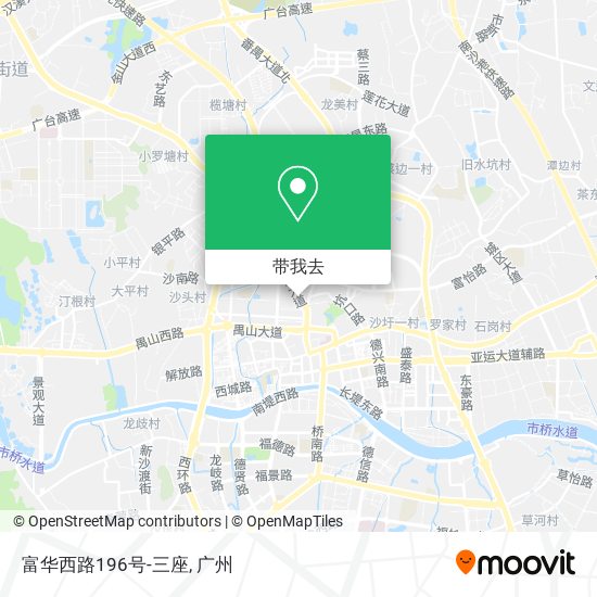 富华西路196号-三座地图