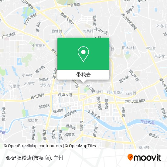 银记肠粉店(市桥店)地图