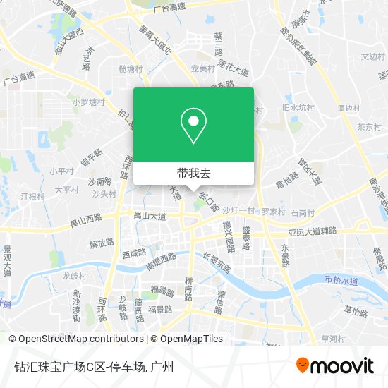 钻汇珠宝广场C区-停车场地图