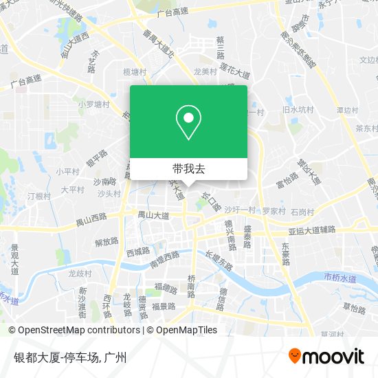 银都大厦-停车场地图