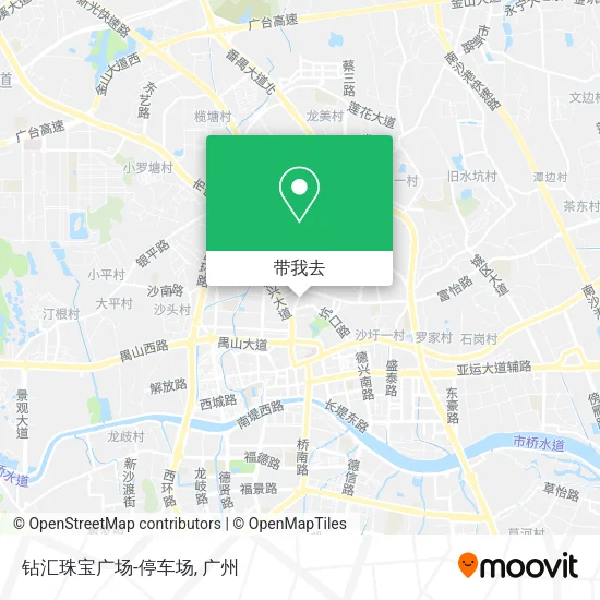 钻汇珠宝广场-停车场地图