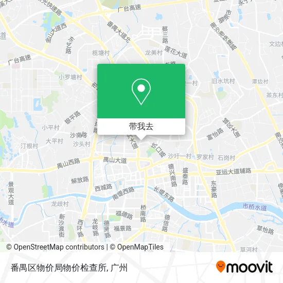番禺区物价局物价检查所地图