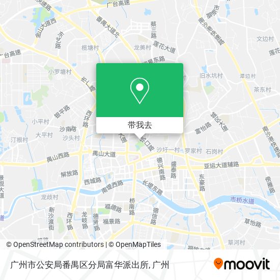 广州市公安局番禺区分局富华派出所地图