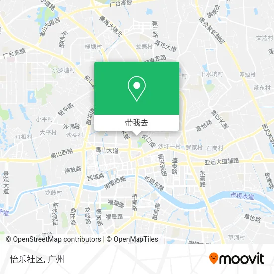 怡乐社区地图