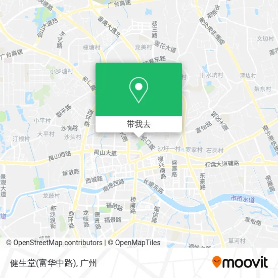 健生堂(富华中路)地图