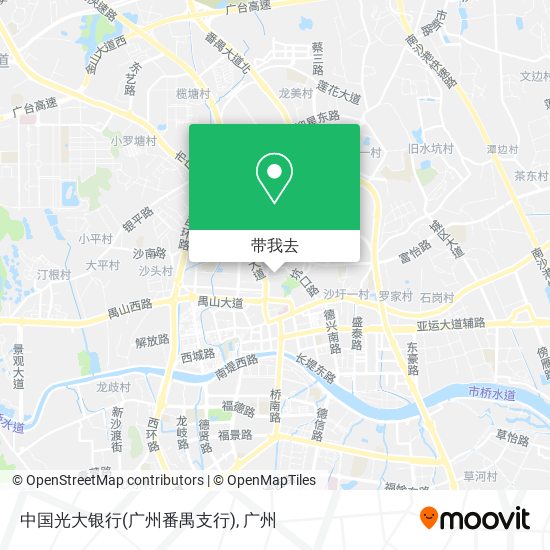 中国光大银行(广州番禺支行)地图