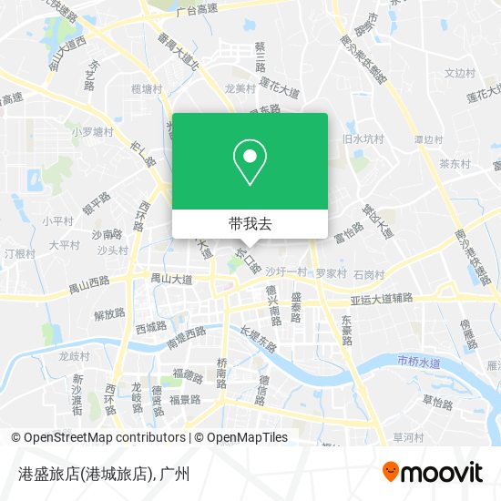 港盛旅店(港城旅店)地图