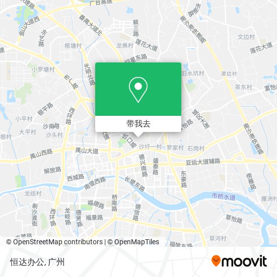 恒达办公地图