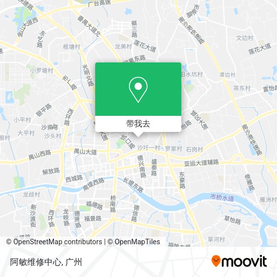 阿敏维修中心地图