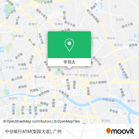 中信银行ATM(梨园大道)地图