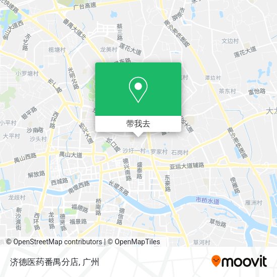 济德医药番禺分店地图