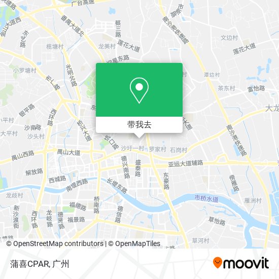 蒲喜CPAR地图