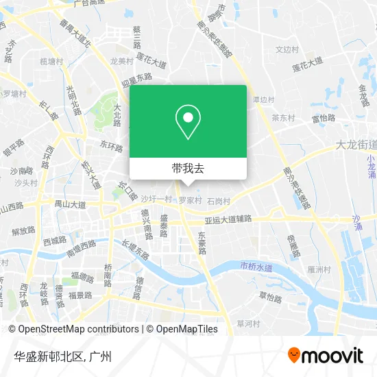 华盛新邨北区地图