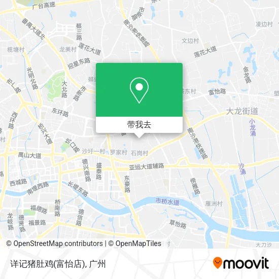 详记猪肚鸡(富怡店)地图