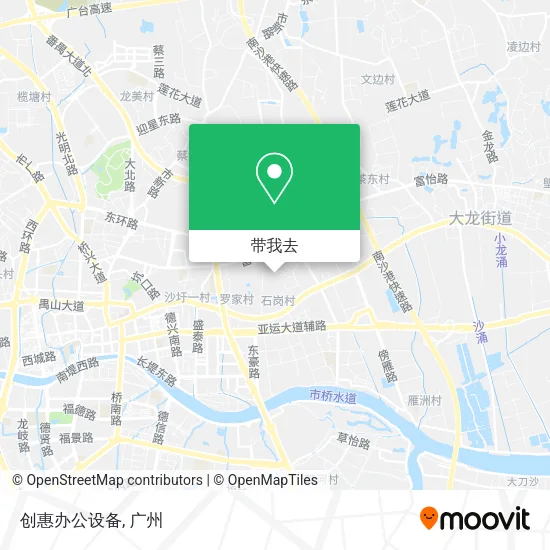 创惠办公设备地图