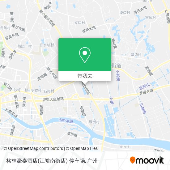 格林豪泰酒店(江裕南街店)-停车场地图
