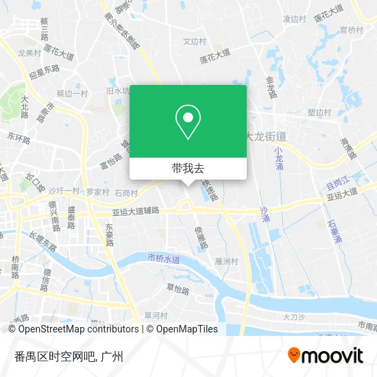 番禺区时空网吧地图