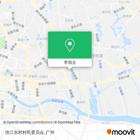 傍江东村村民委员会地图