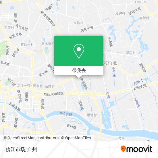 傍江市场地图