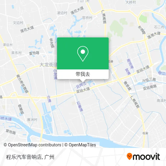 程乐汽车音响店地图