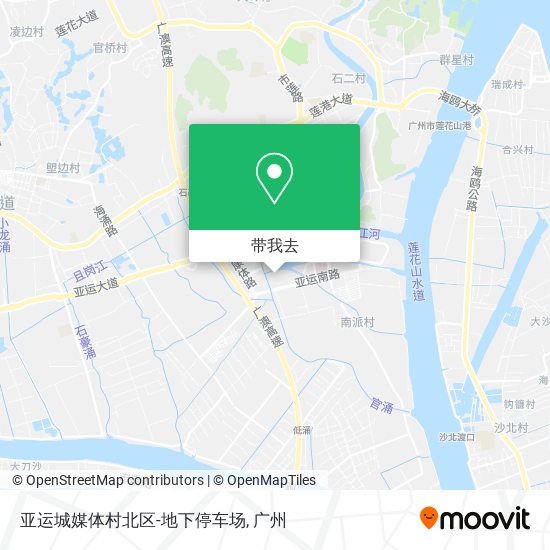 亚运城媒体村北区-地下停车场地图