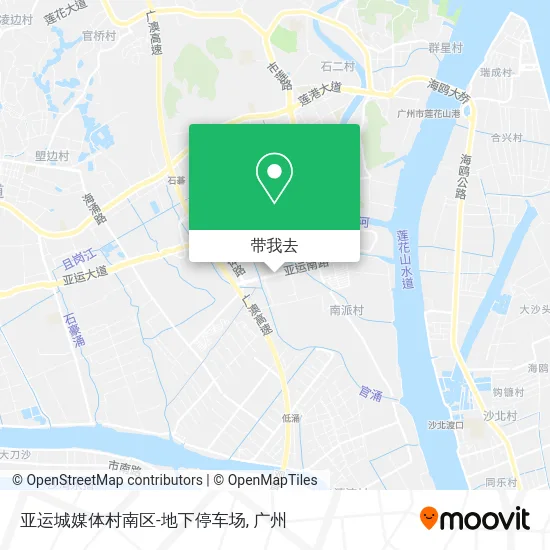 亚运城媒体村南区-地下停车场地图