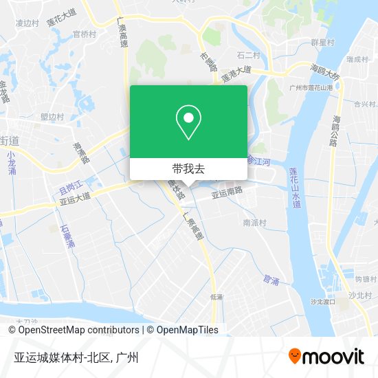 亚运城媒体村-北区地图