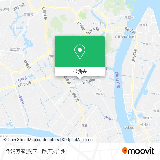 华润万家(兴亚二路店)地图