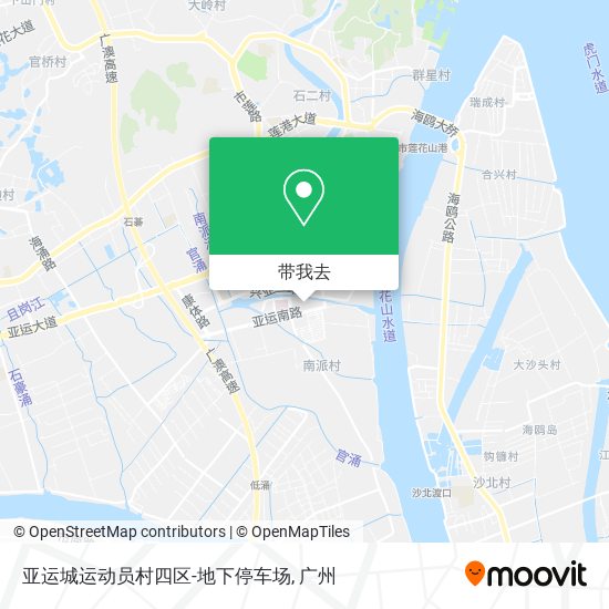 亚运城运动员村四区-地下停车场地图
