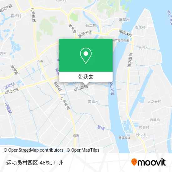 运动员村四区-48栋地图