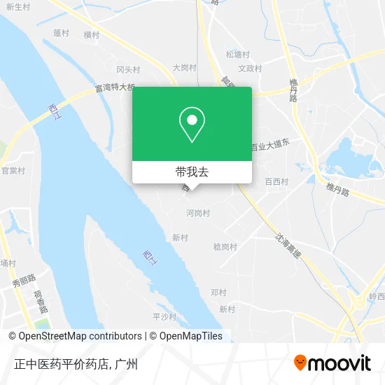 正中医药平价药店地图