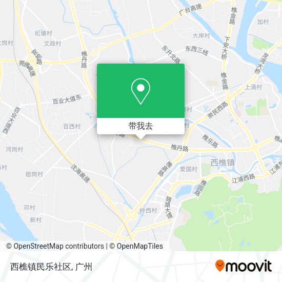西樵镇民乐社区地图