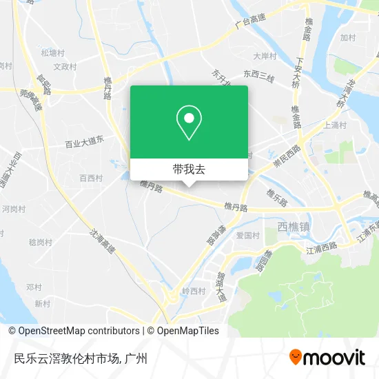 民乐云滘敦伦村市场地图