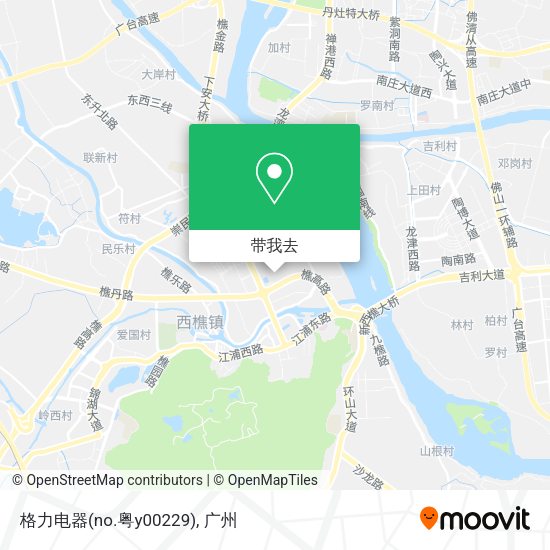 格力电器(no.粤y00229)地图