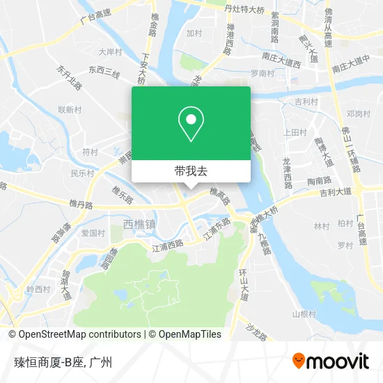 臻恒商厦-B座地图