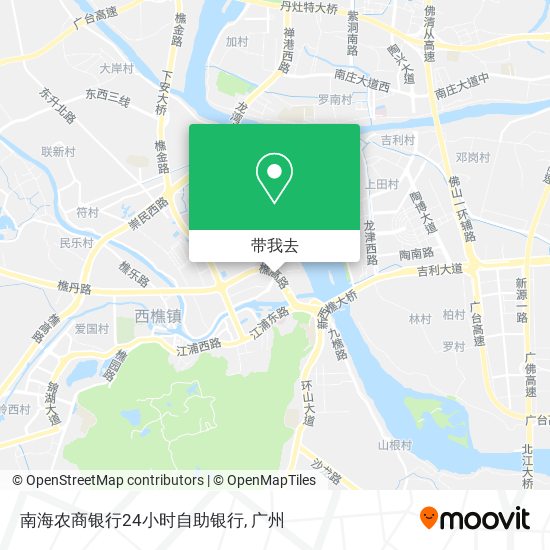 南海农商银行24小时自助银行地图