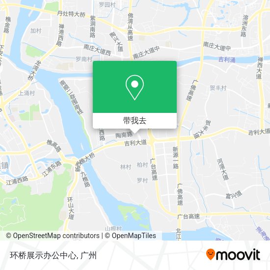 环桥展示办公中心地图