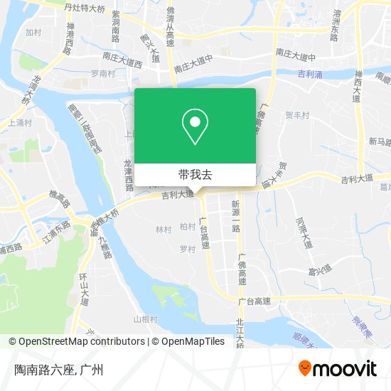 陶南路六座地图