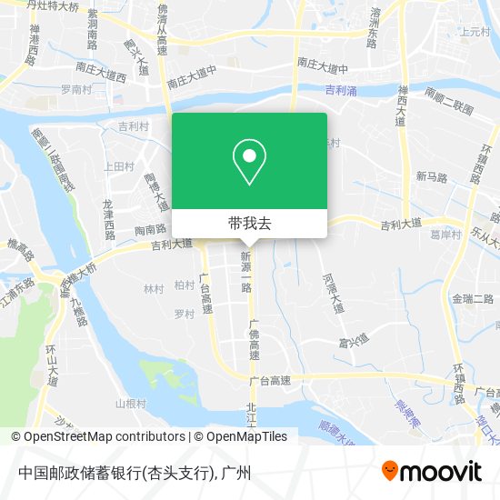 中国邮政储蓄银行(杏头支行)地图