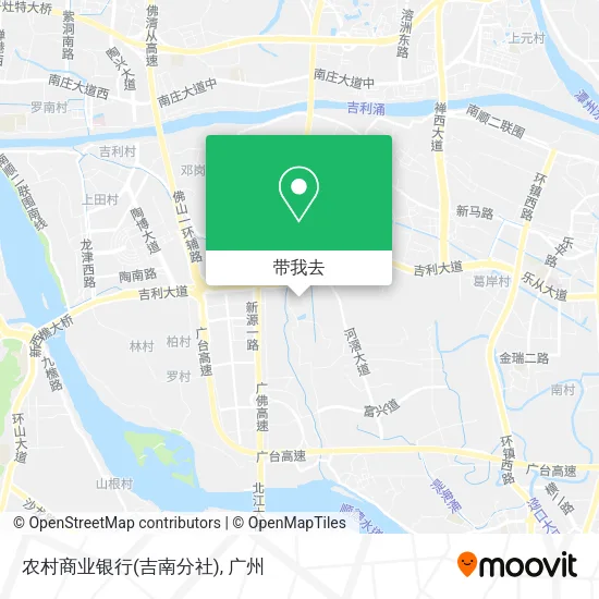 农村商业银行(吉南分社)地图