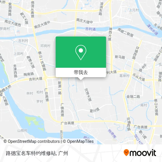 路德宝名车特约维修站地图