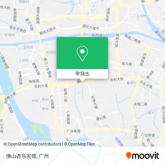 佛山杏乐宾馆地图