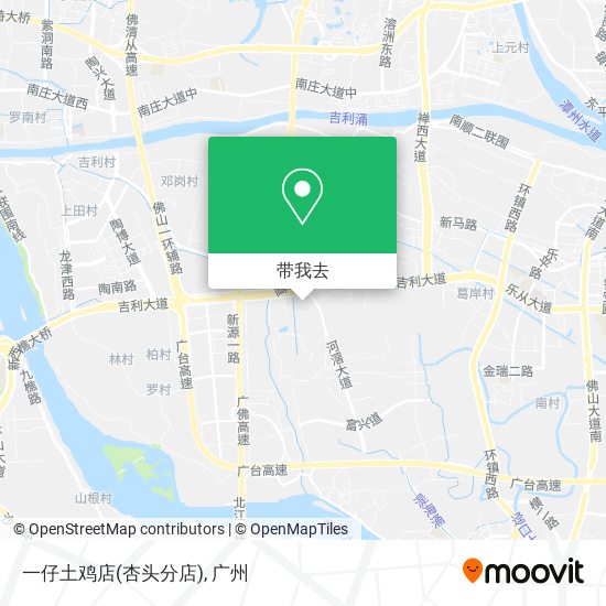 一仔土鸡店(杏头分店)地图