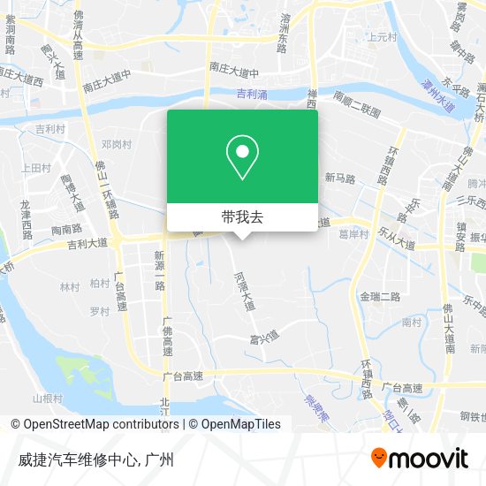 威捷汽车维修中心地图