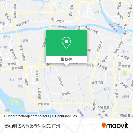佛山明德内分泌专科医院地图