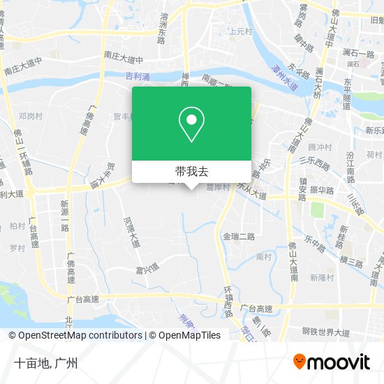 十亩地地图