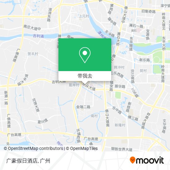 广豪假日酒店地图
